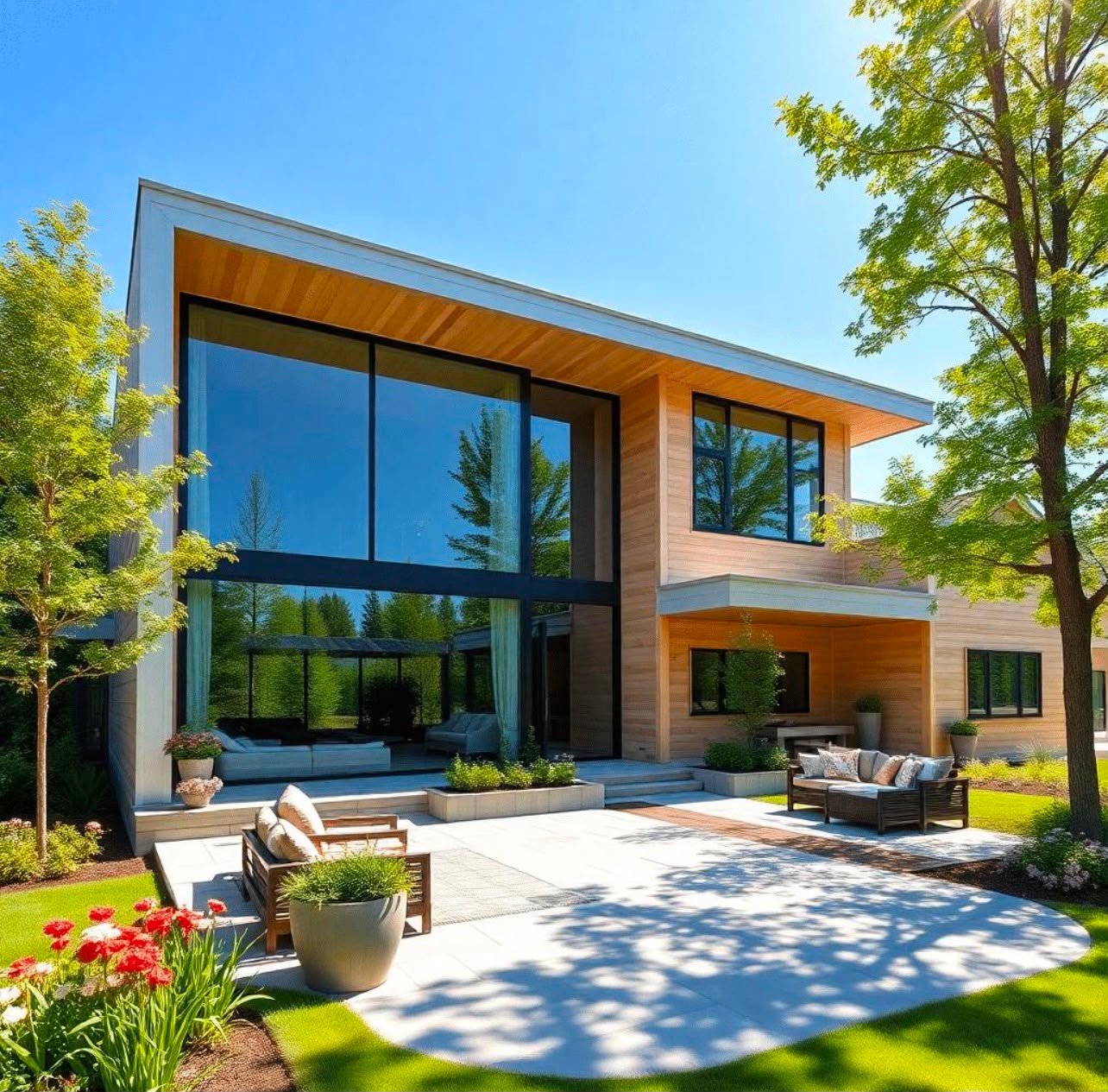 Prefabricated home exterior