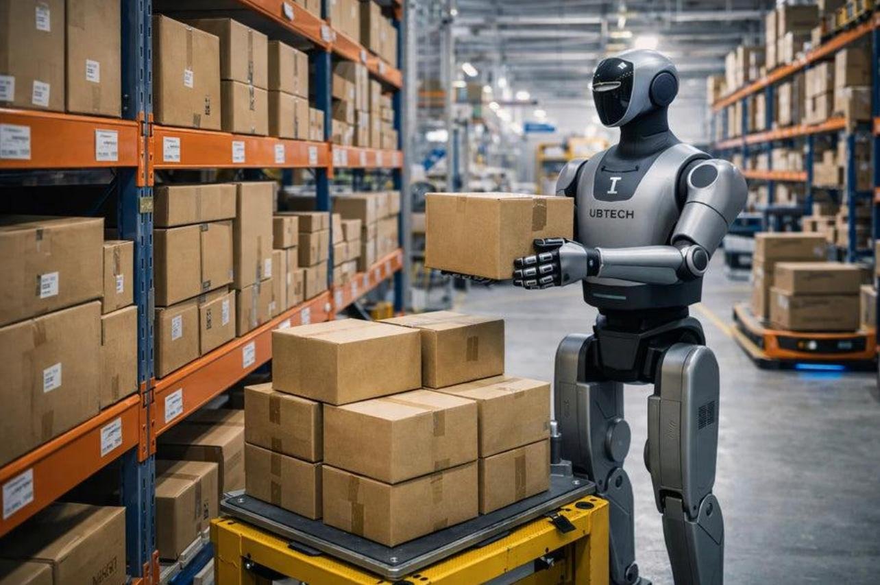 Marked trial area with separation from people