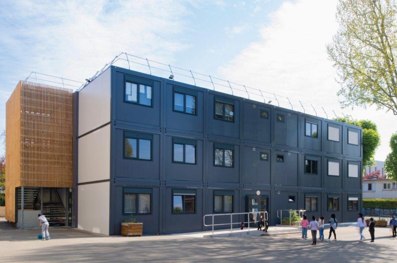 School corridor