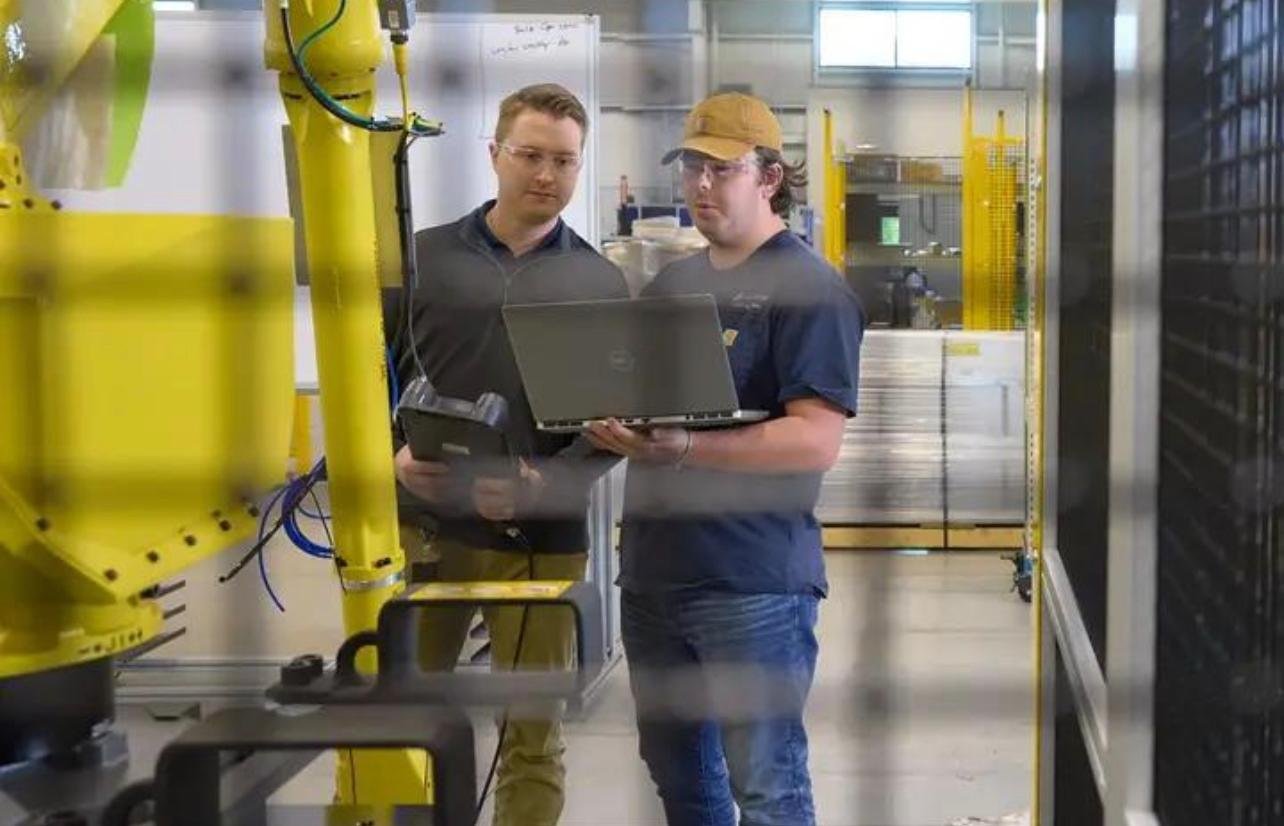 A procedure being explained at the control panel