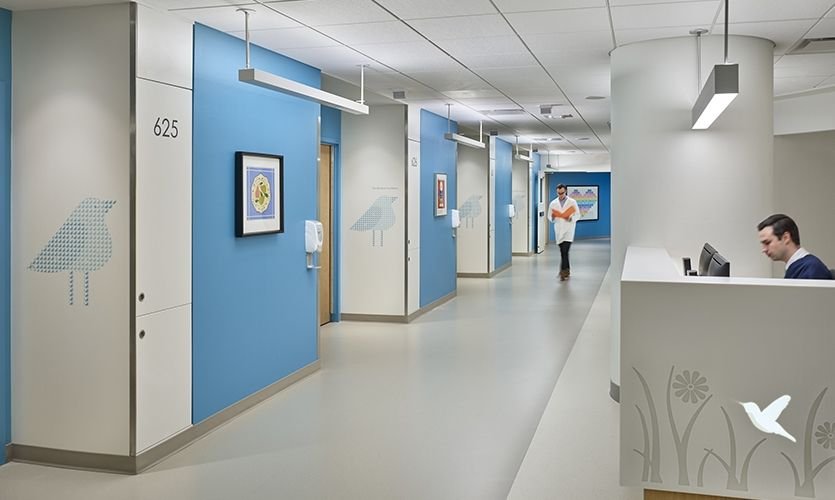 Reception and waiting area