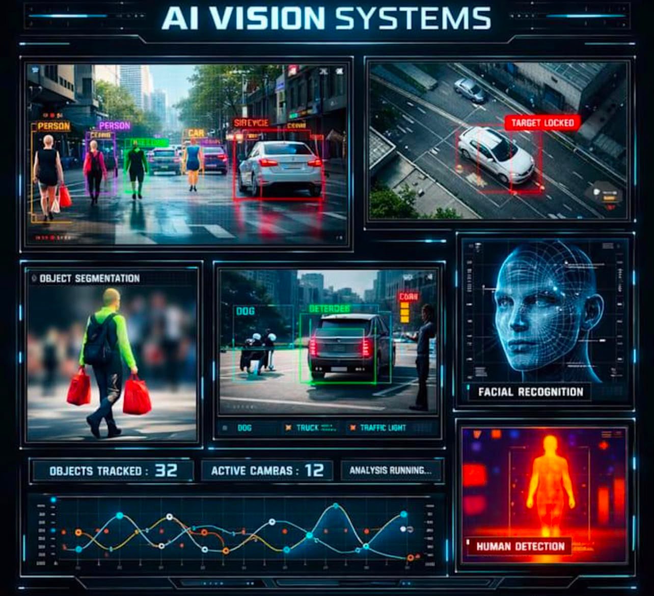 Smart technology system in use