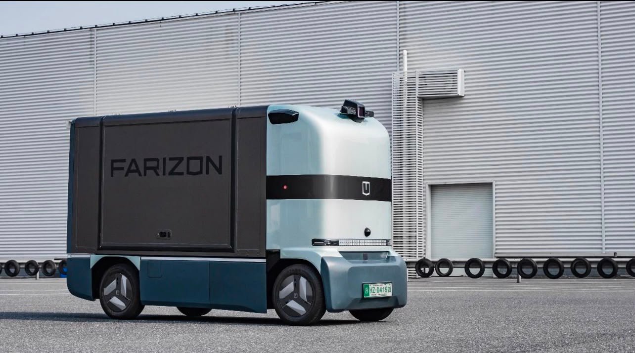 Autonomous vehicle in operation