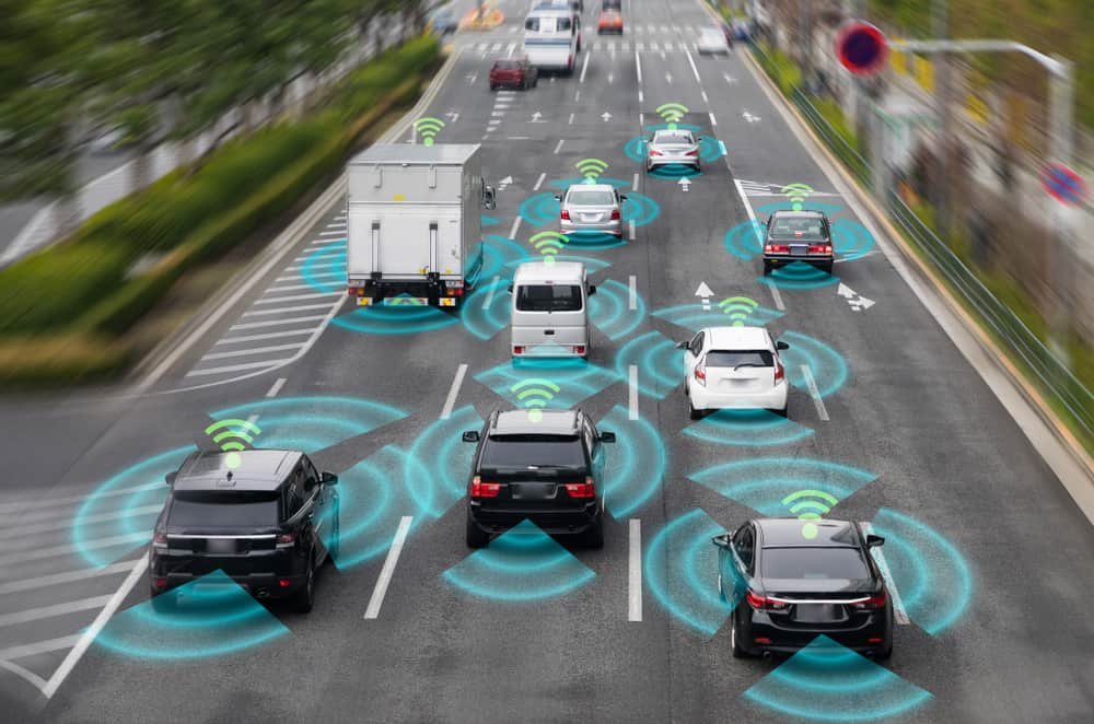 Autonomous vehicle on operating ground