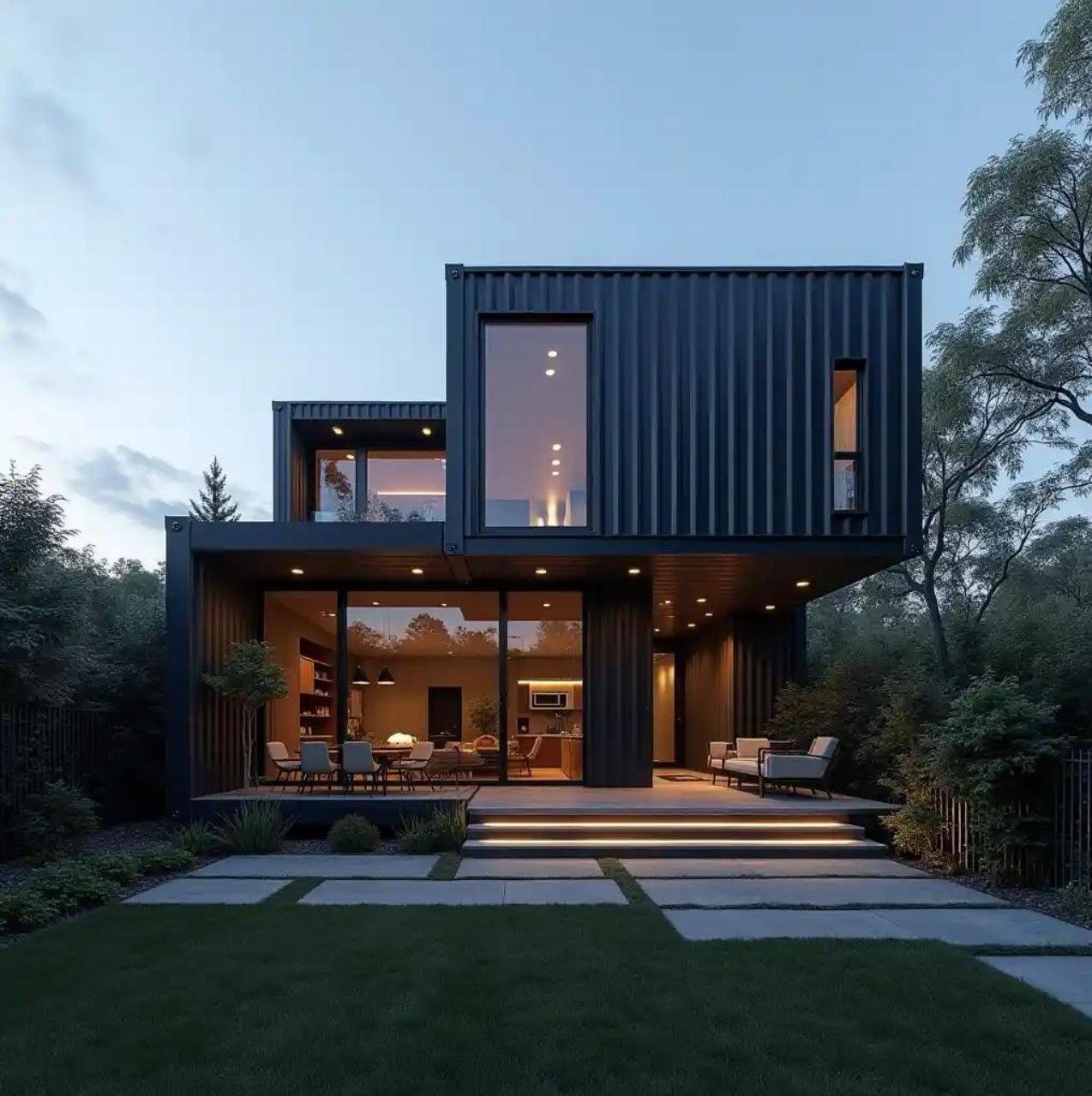 AXION container home exterior