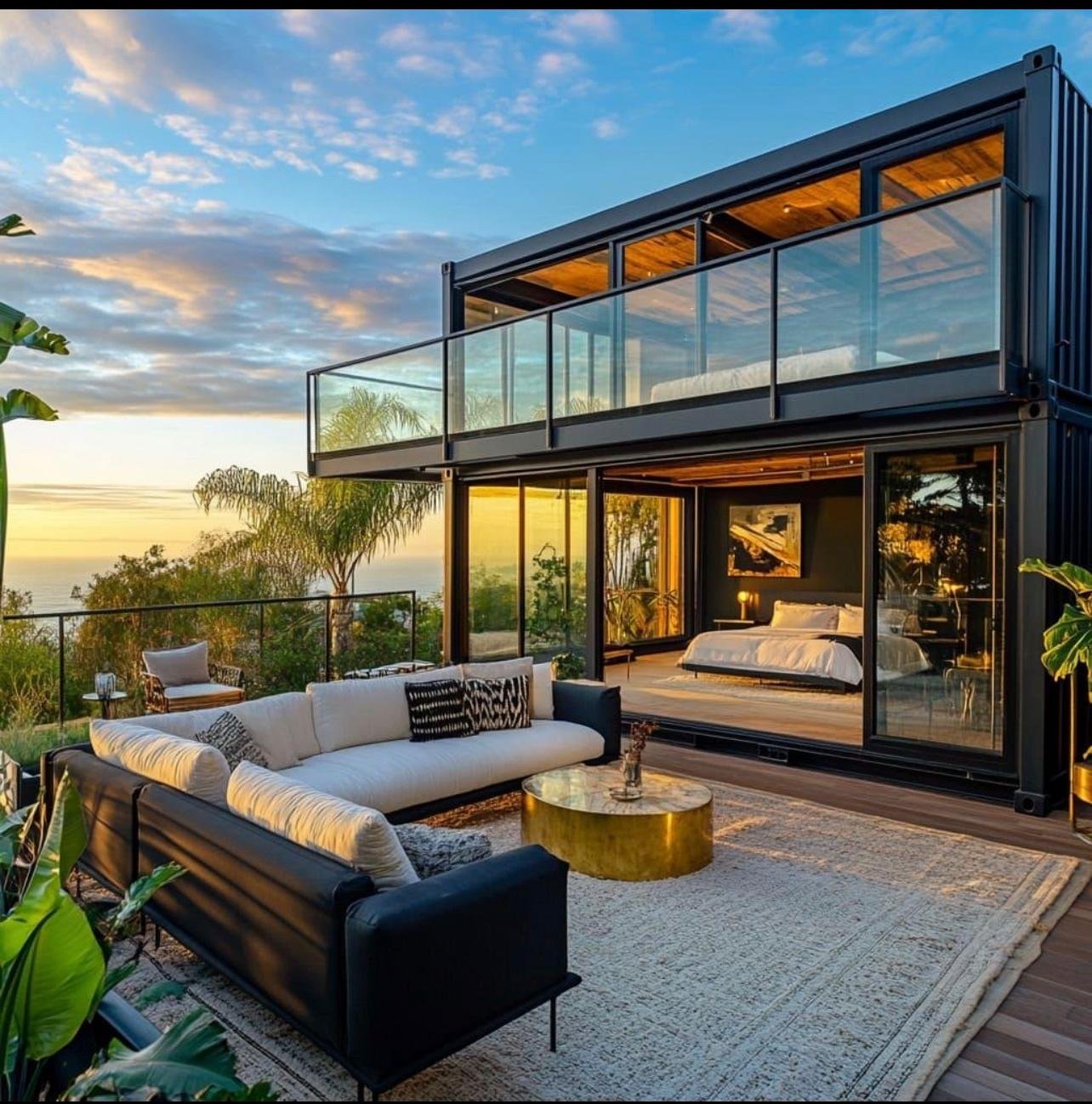 Container home interior detail
