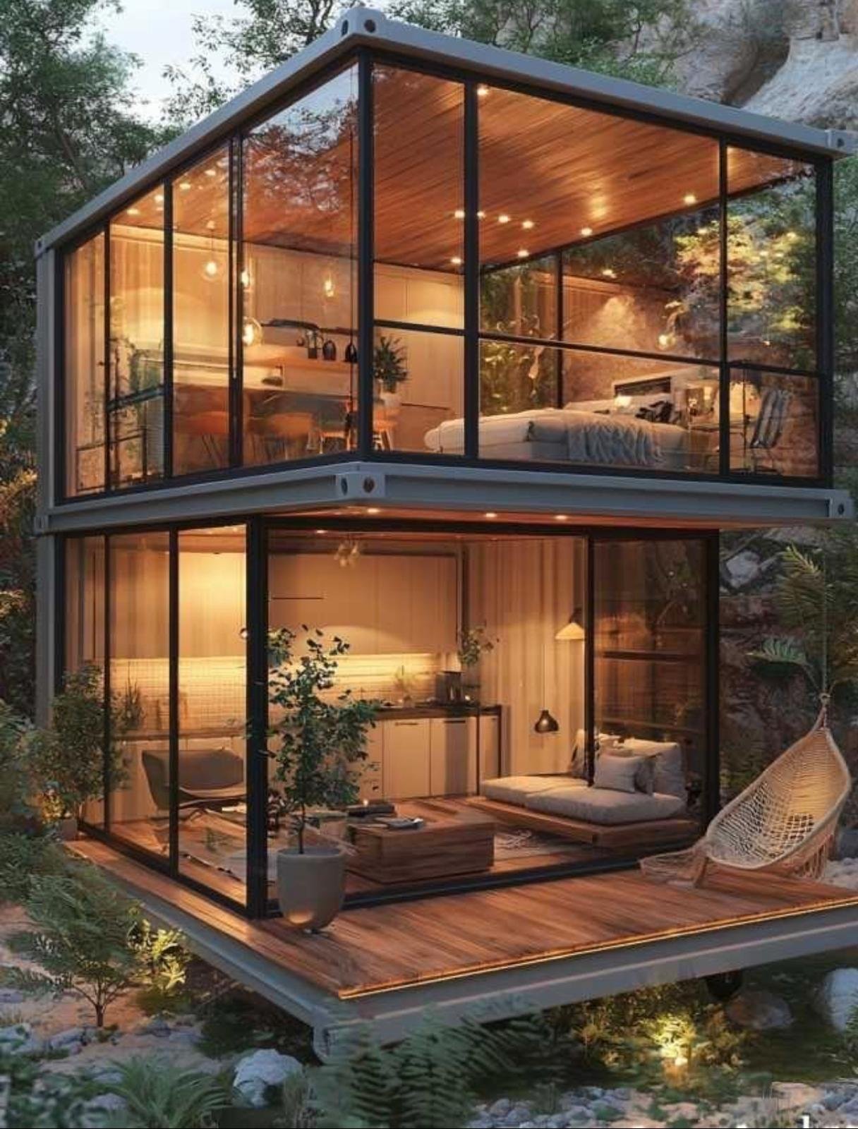Container home bedroom