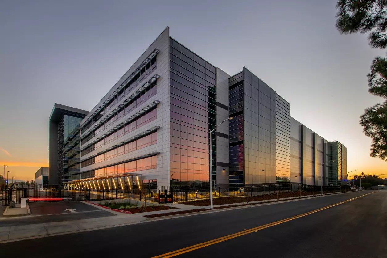 Commercial building exterior