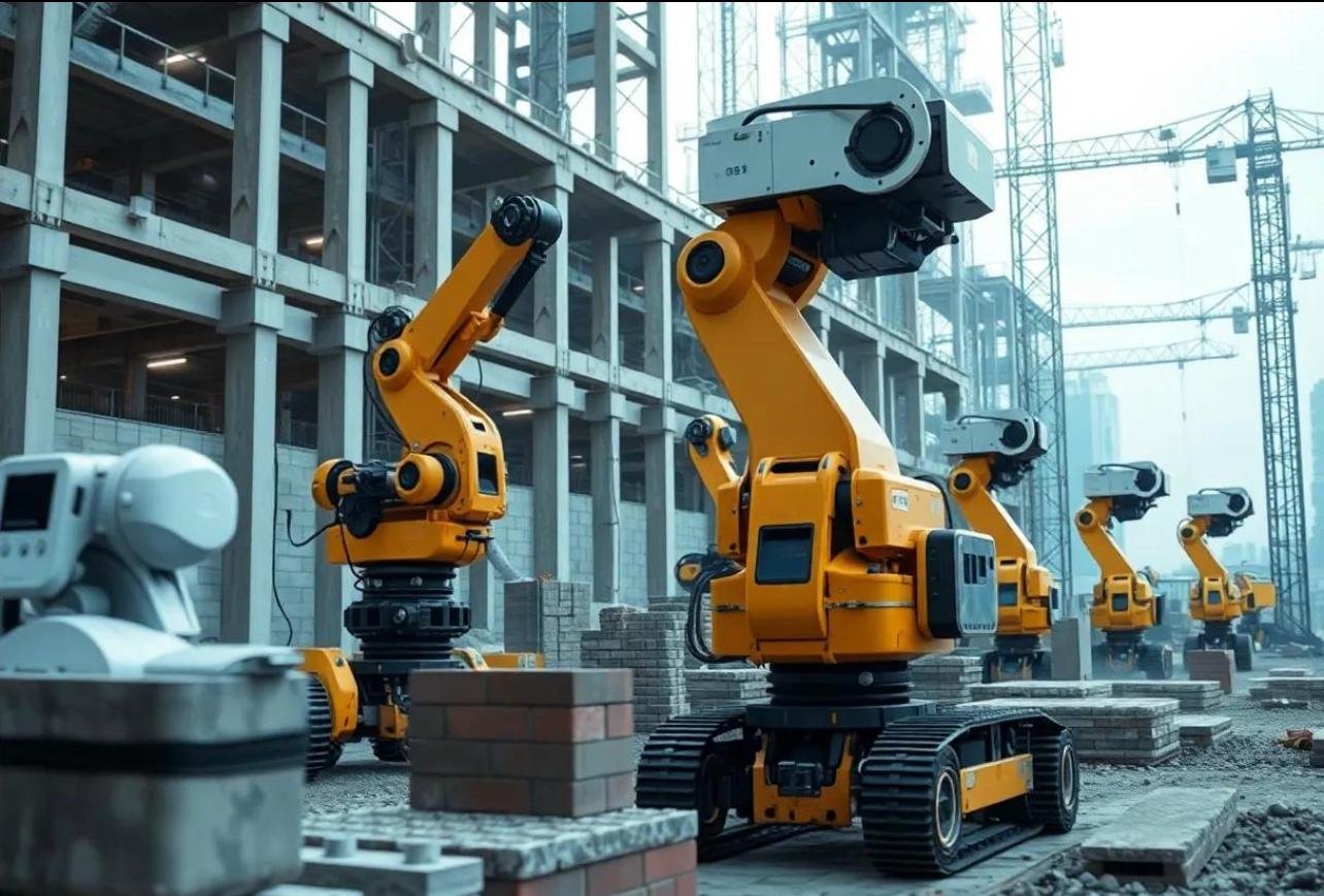Construction robotics on site