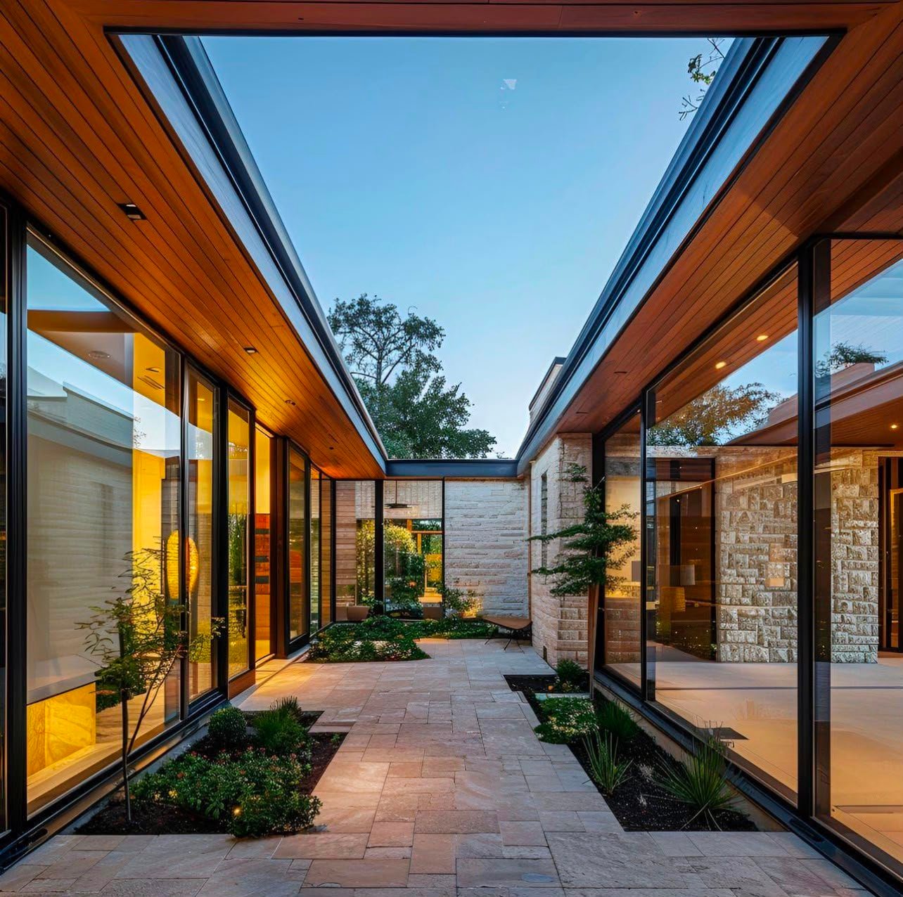 Modern home exterior