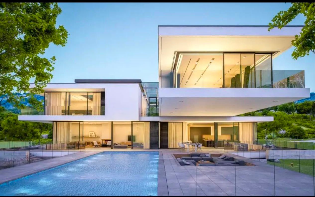 Modern home bedroom