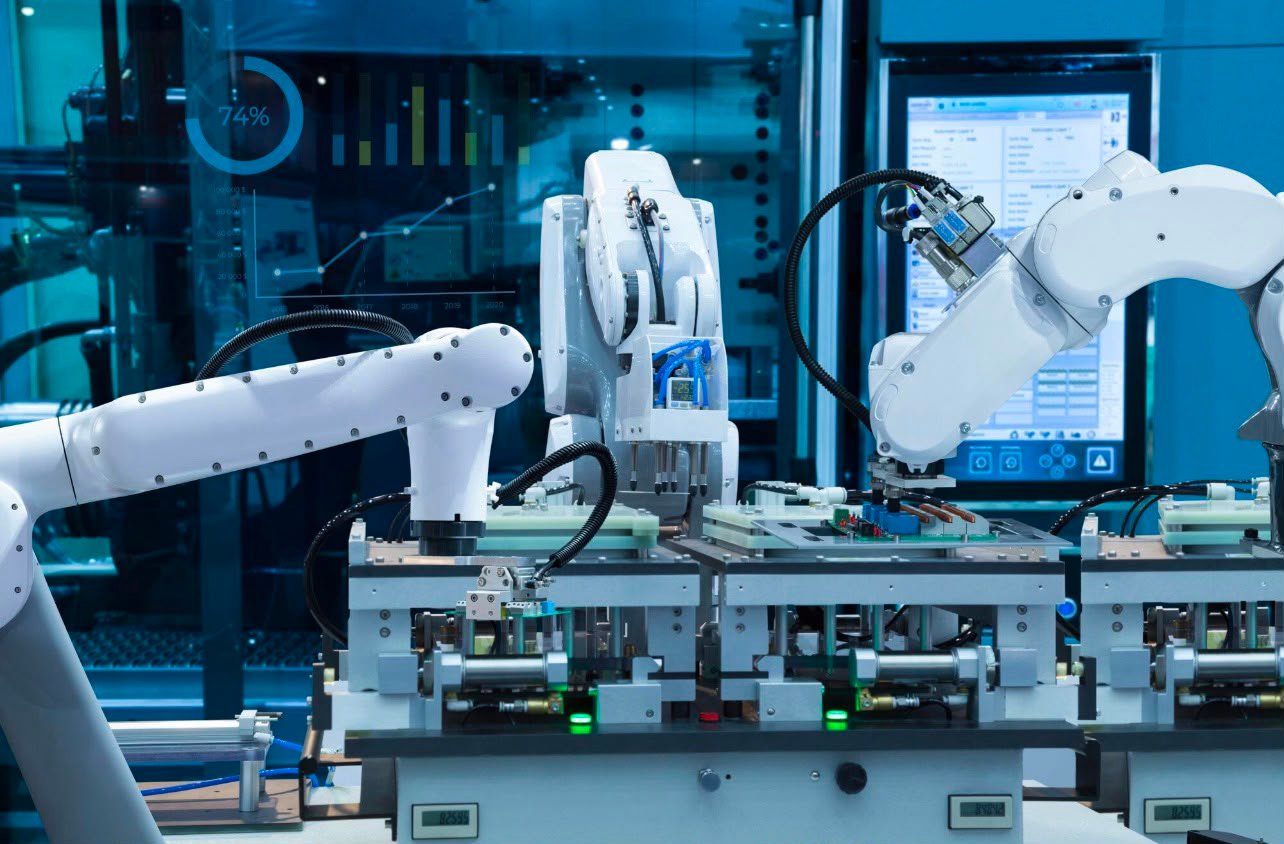 Robot arm at work