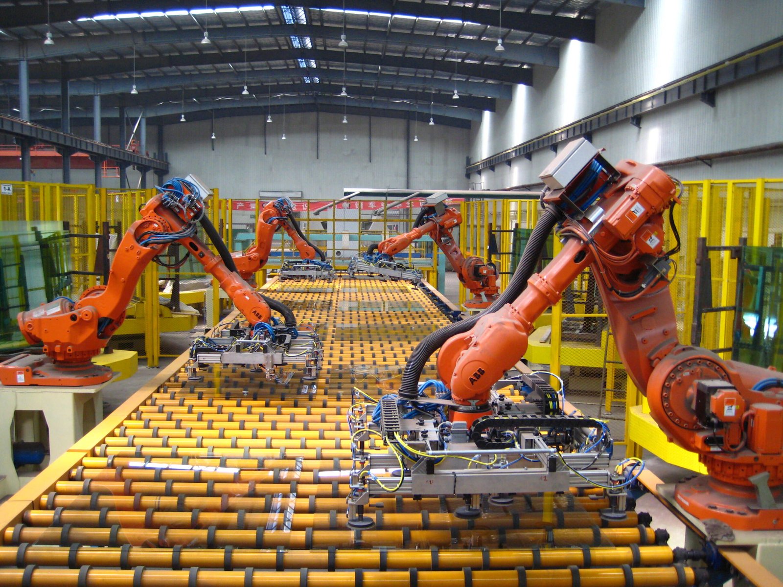 Robotic cell in operation