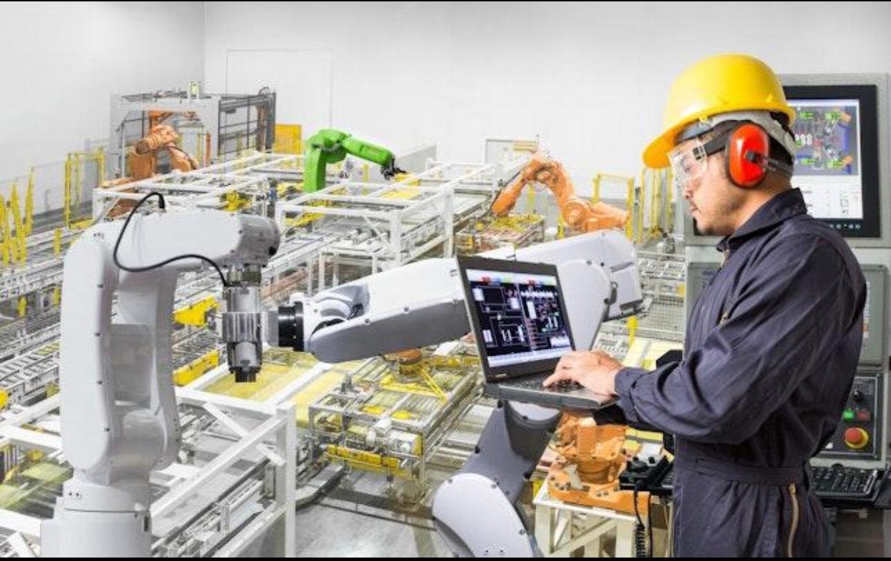 On-site commissioning with a laptop connected to the cell