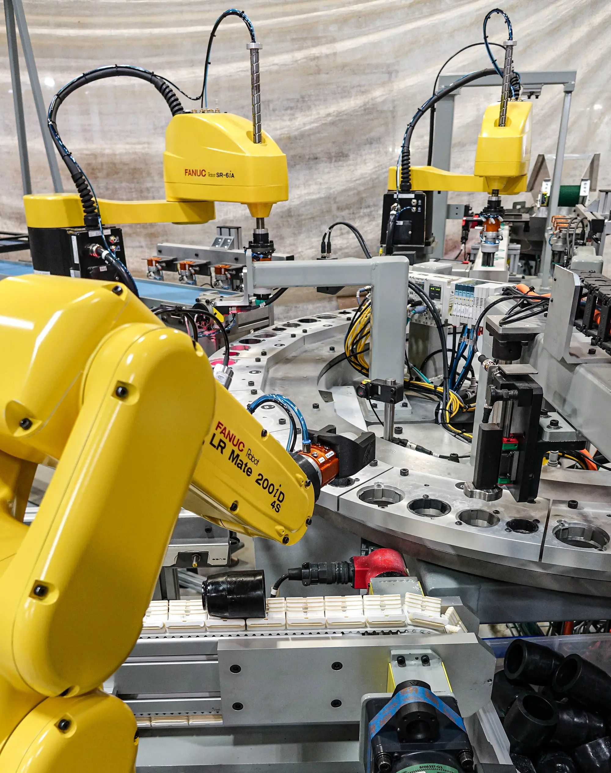 New equipment tied into an existing production line