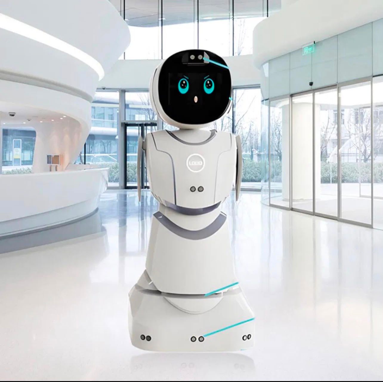 Service robot management screen
