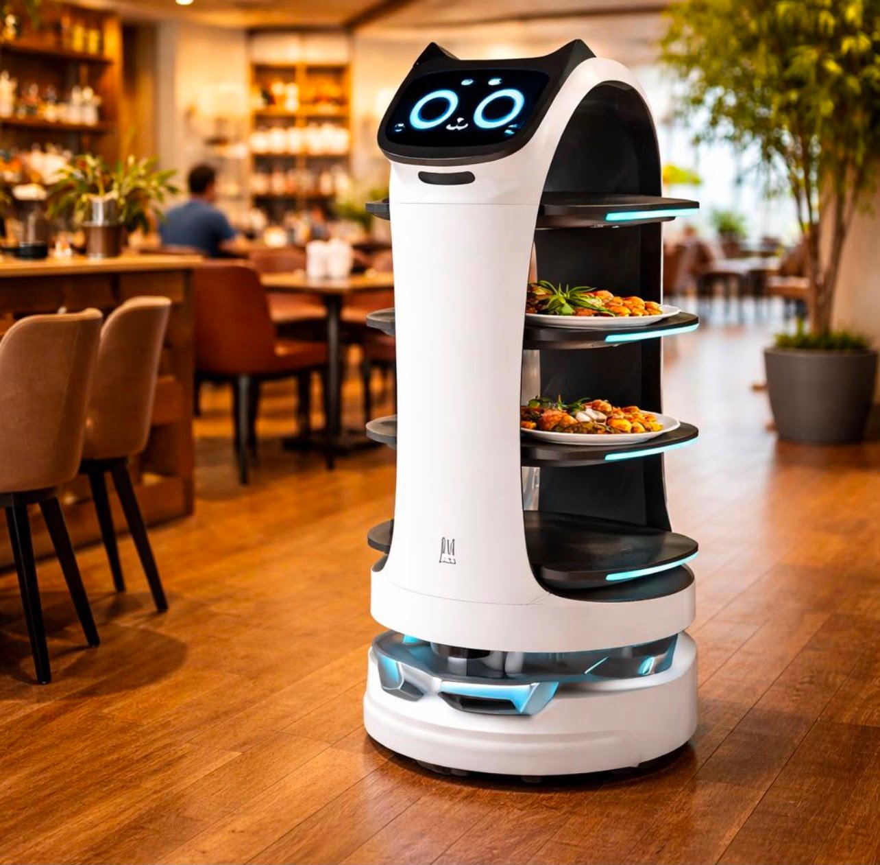 Retail shelf scanning robot