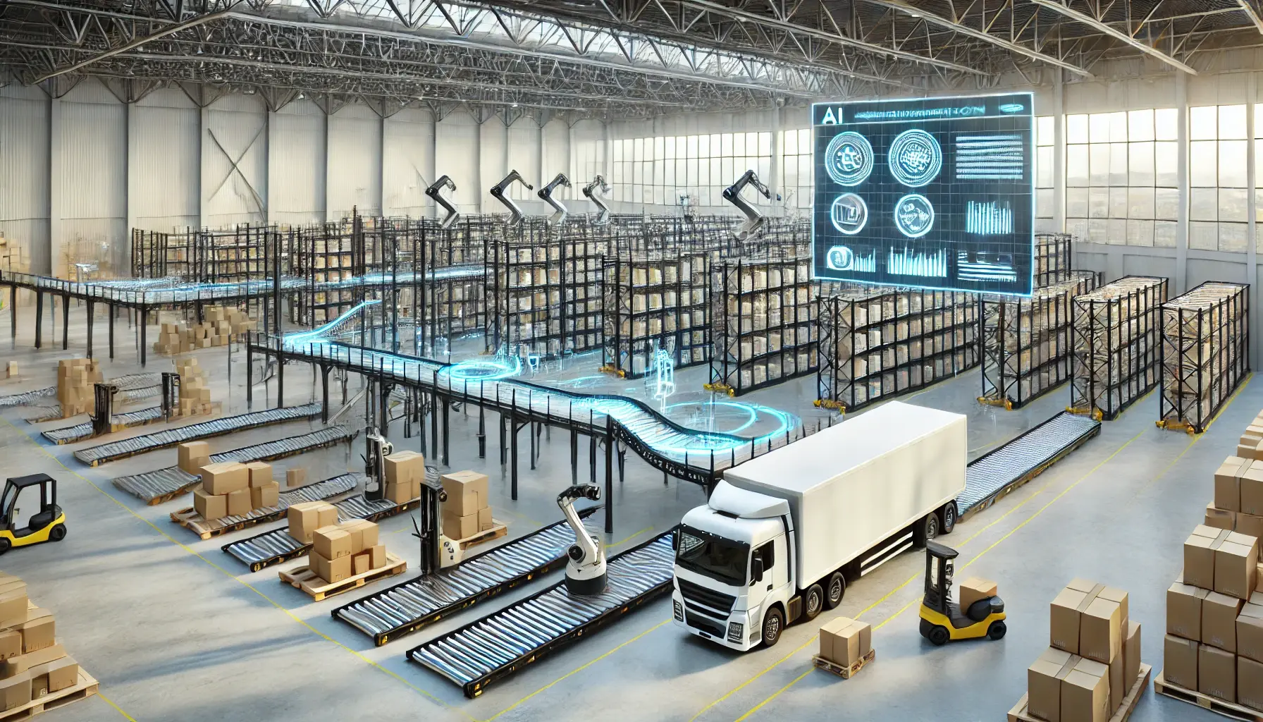 Warehouse robotics in operation